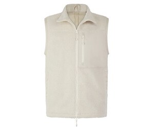 FRONT ROW FR855 - Recycled Sherpa Gilet Naturales