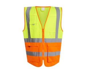 REGATTA RGS251 - Multipocket safety vest Yellow/ Orange