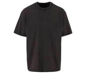 BUILD YOUR BRAND BY307 - STONEWASH HEAVY LOOSE TEE Black