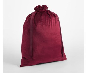 BAG BASE BG718 - VELVET GIFTBAG WITH RIBBON DRAWSTRING Ruby Red