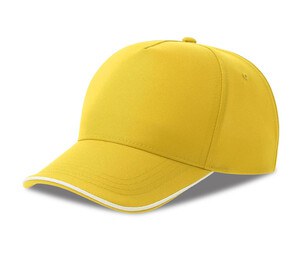ATLANTIS HEADWEAR AT297 - 5-panel baseball cap Yellow/White
