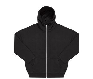 B&C ID334K - Unisex zipped hoodie sweatshirt Black