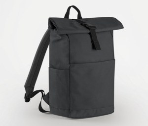 BAG BASE BG186 - PREMIUM RECYCLED ROLL TOP BACKPACK Graphite Grey